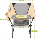 VirtuFit Camping Chair Compact - Chaise de plage - Beige