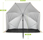 VirtuFit Parasol de plage - Windbreak - 180 cm - Beige