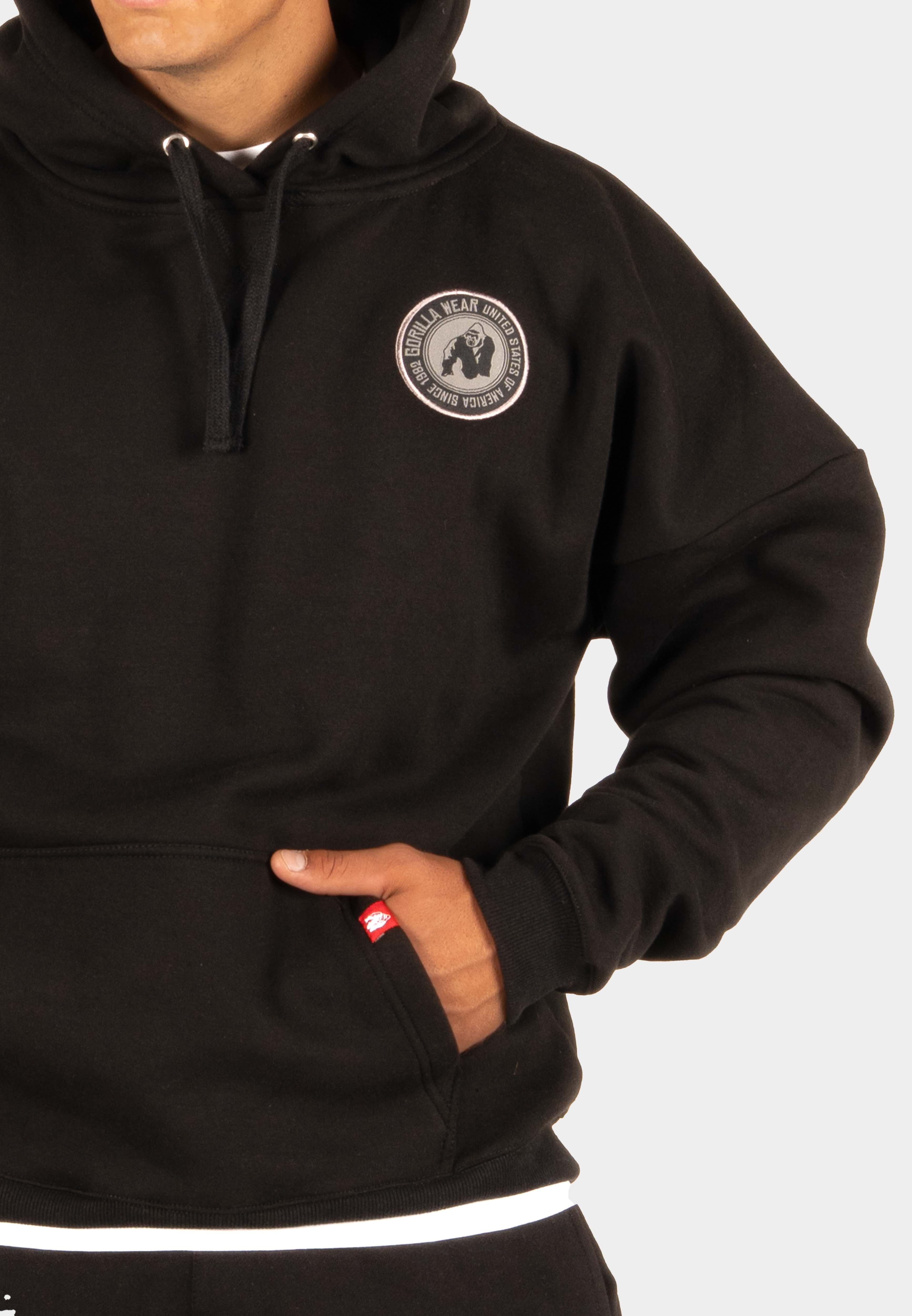 Gorilla Wear Jordan Oversized Hoodie - Noir