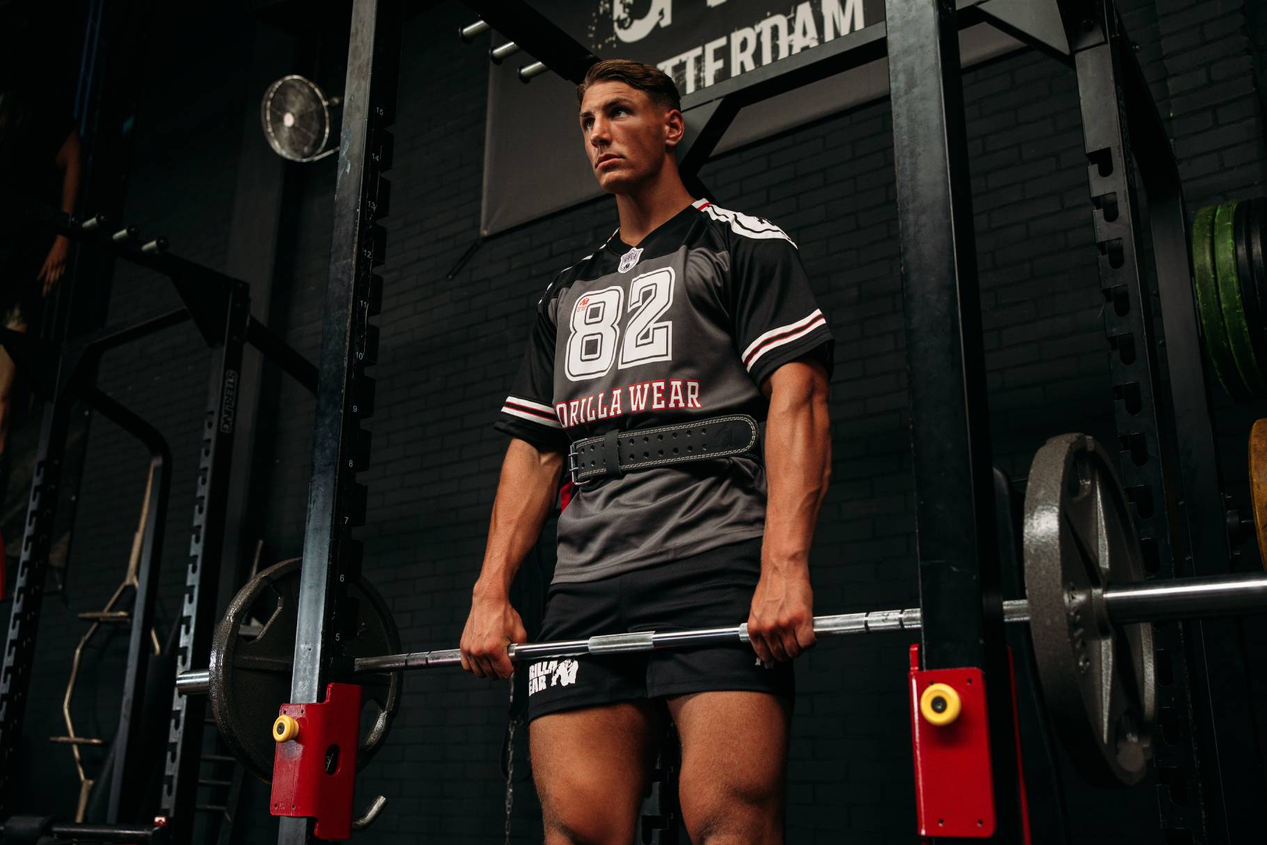 Gorilla Wear Tyler Football Jersey - Noir/Rouge