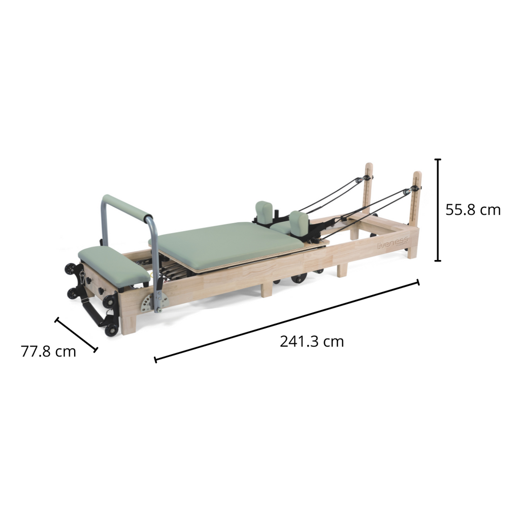 Toorx Liveness Reformer pliable en chêne PTX 3000 - Green Tea
