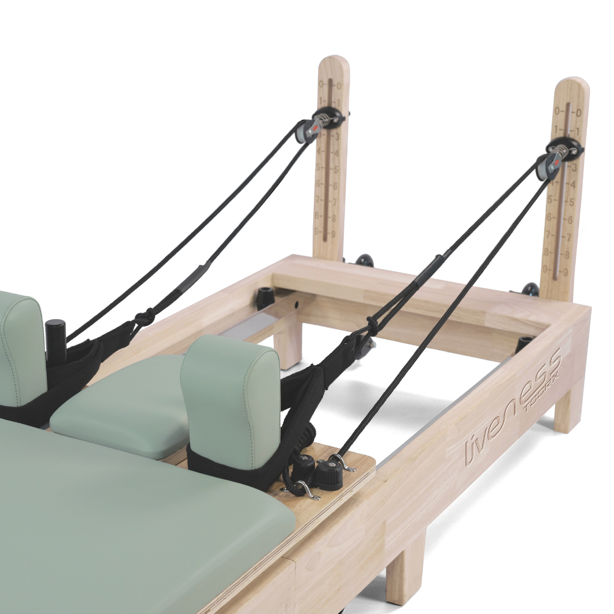 Toorx Liveness Reformer pliable en chêne PTX 3000 - Green Tea