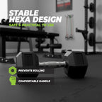 VirtuFit Hexa Dumbbell Pro - 22,5 kg - Per Stuk