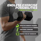 VirtuFit Hexa Dumbbell Pro Set - 2 x 8 kg