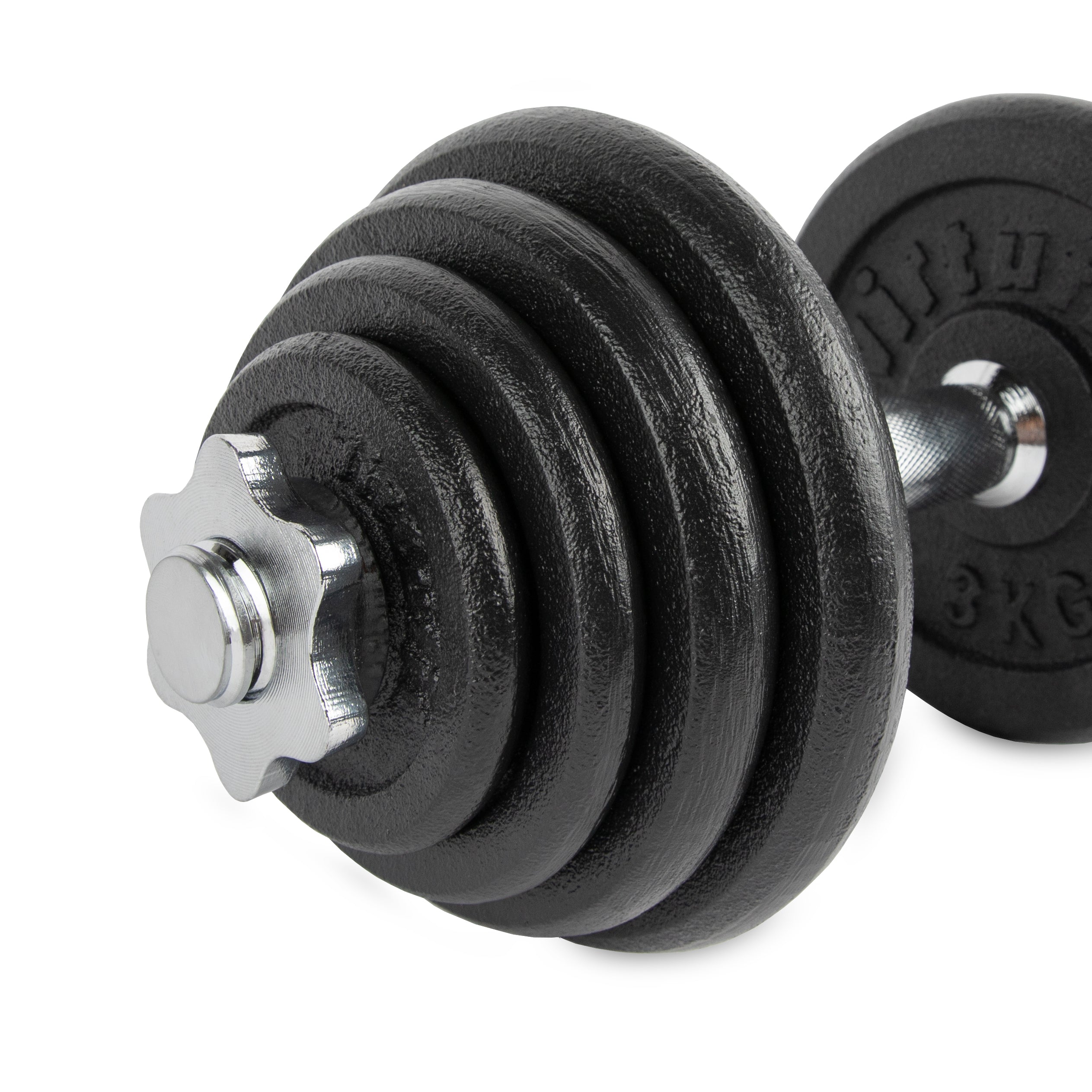 VirtuFit Adjustable Dumbbell Set Pro - Ensemble d'haltères - Fonte - 1 x 15 kg