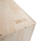 VirtuFit Plyo Box 3-en-1 en bois - Grand - 50 x 60 x 75 cm