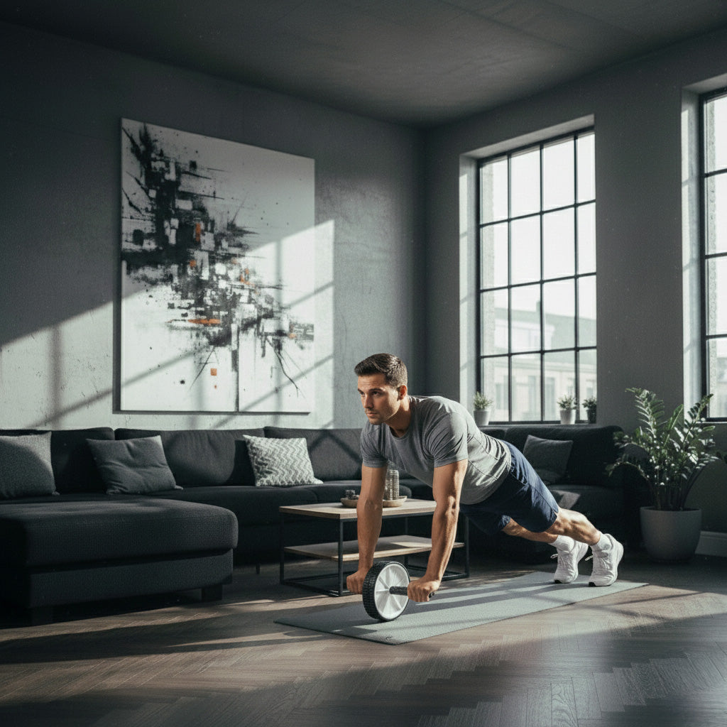 VirtuFit Dubbel Buikspierwiel - Ab Wheel
