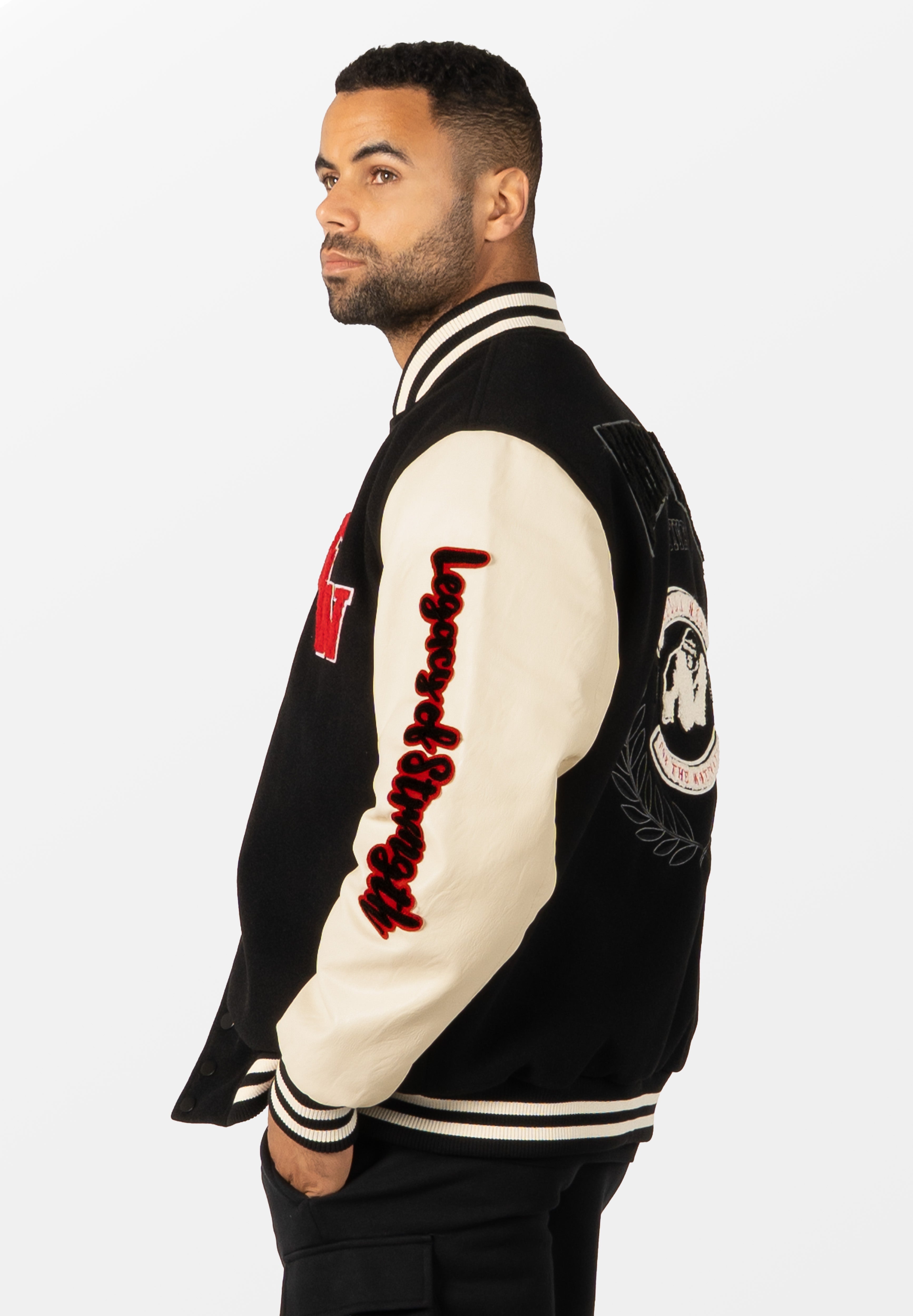 Gorilla Wear Saint Louis Varsity Jacket - Noir