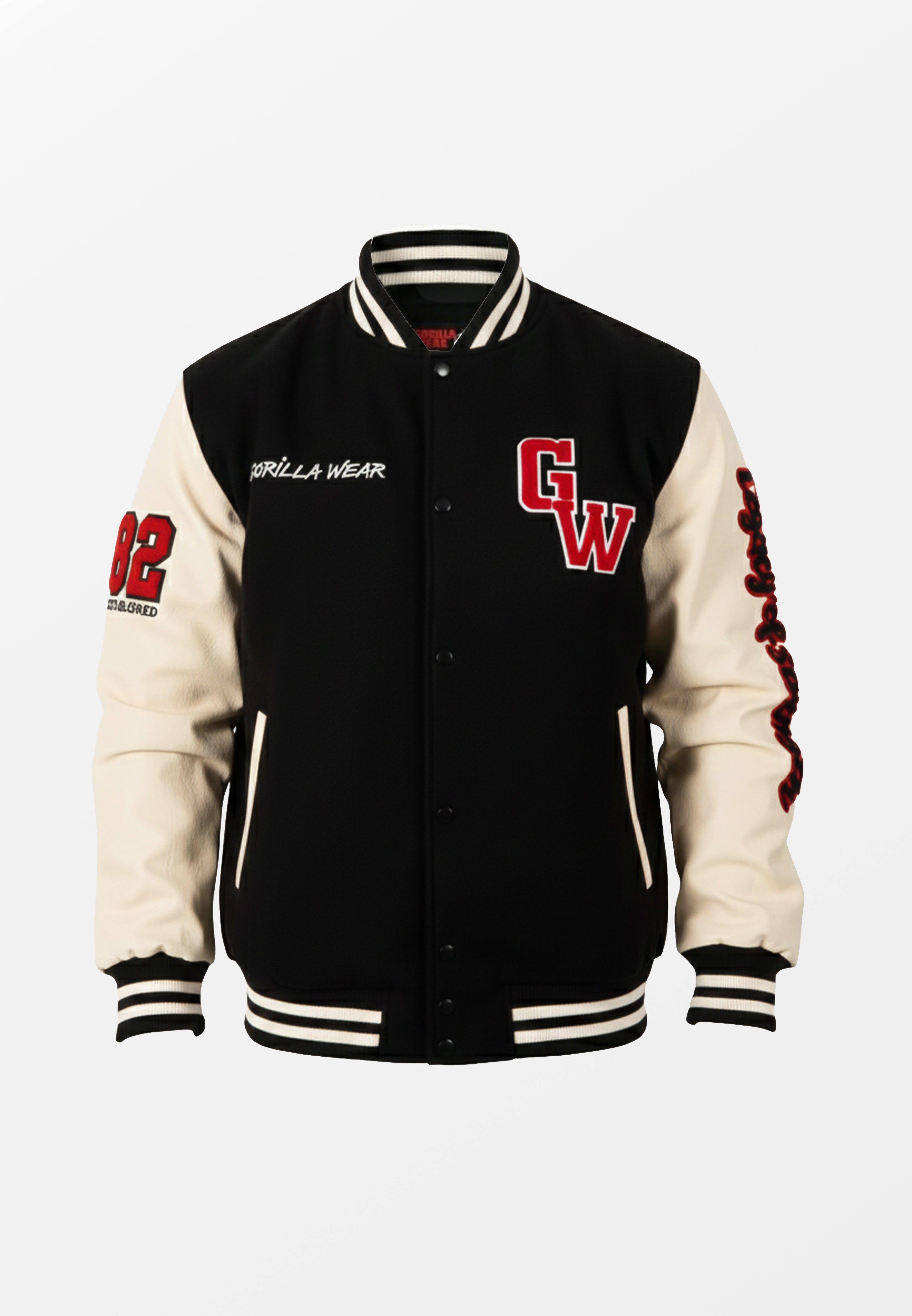 Gorilla Wear Saint Louis Varsity Jacket - Noir
