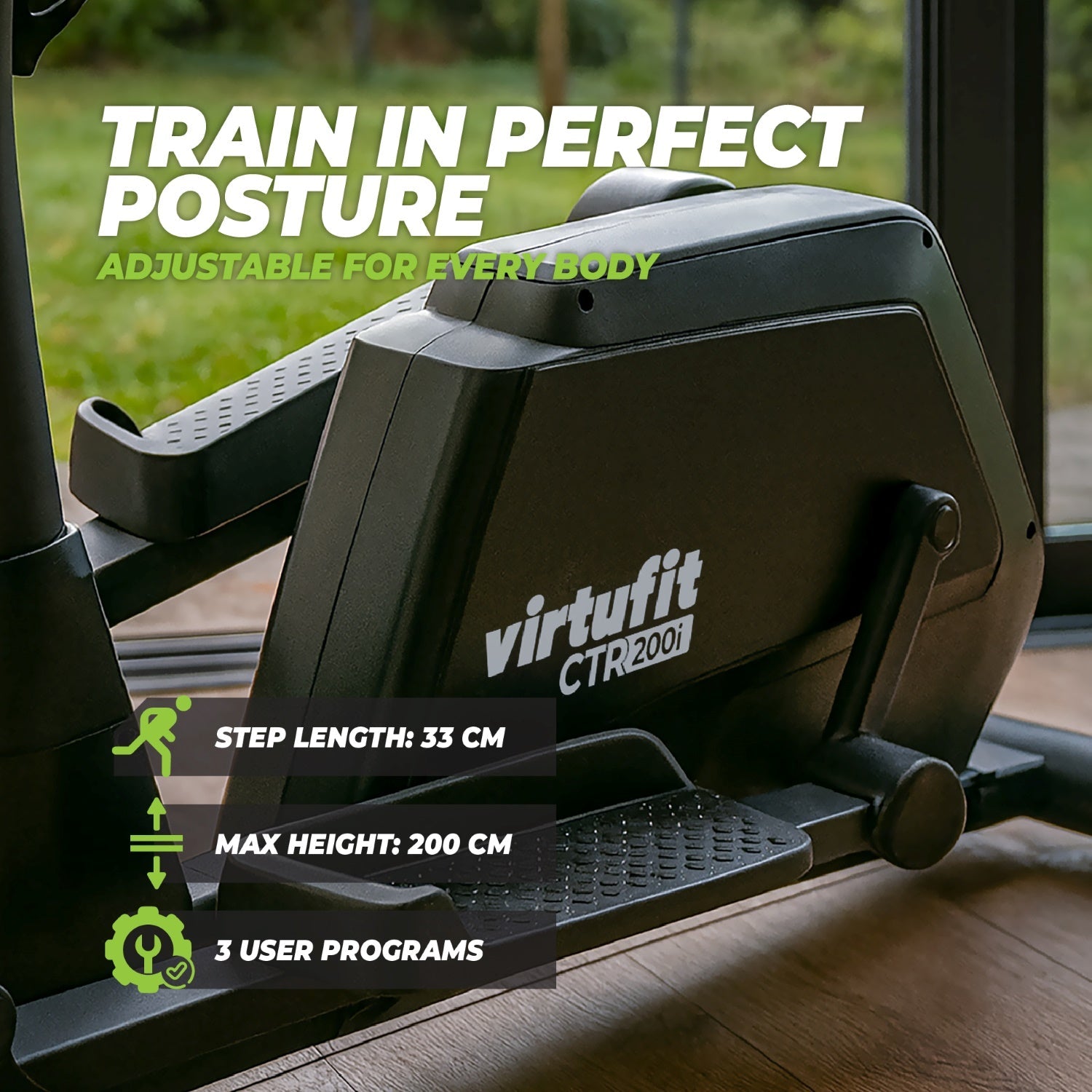 VirtuFit CTR200i Crosstrainer met tablethouder - 2026 model (CTR 2.1)