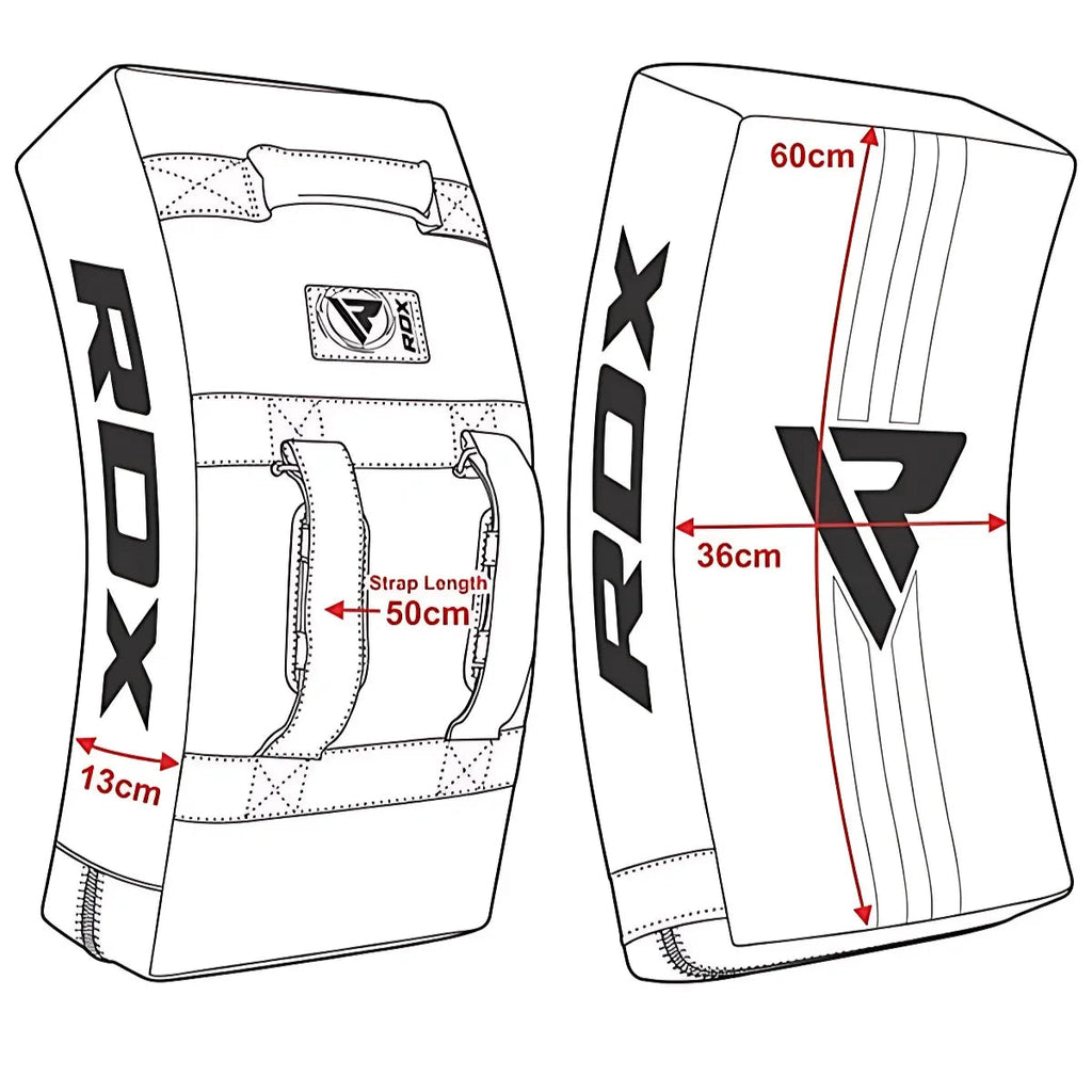 RDX Sports T1 Gebogen Stootkussen - Blauw