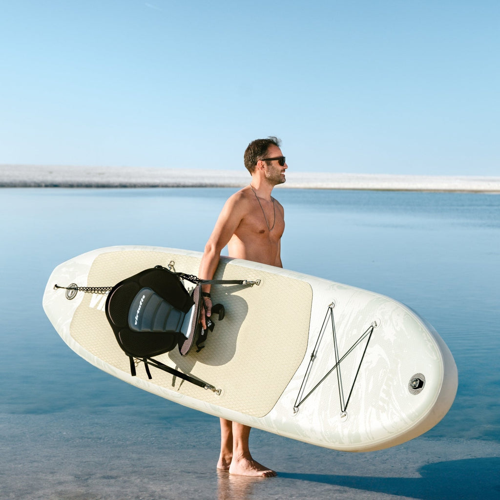 VirtuFit Supboard Cruiser 305 - Orange - Avec siège de kayak, accessoires et sac de transport