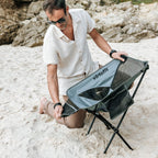 VirtuFit Camping Chair Compact - Chaise de plage - Noir