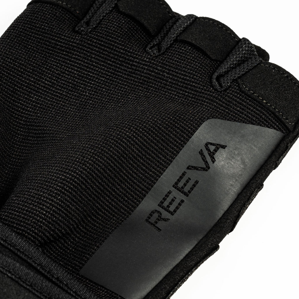 Reeva Gants de Fitness avec Wrist Wraps - Noir