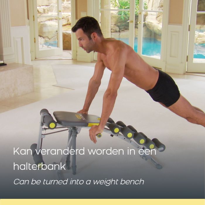 Rock Gym 6-in-1 Fitnessbank - Buikspiertrainer