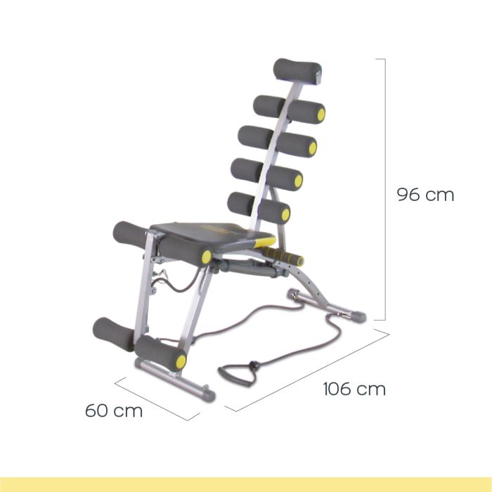 Rock Gym 6-in-1 Fitnessbank - Buikspiertrainer
