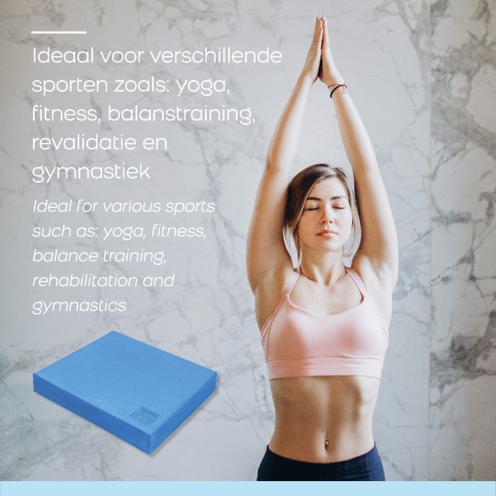 Orange Gym Balance Pad - Cheeky Pink/Roze