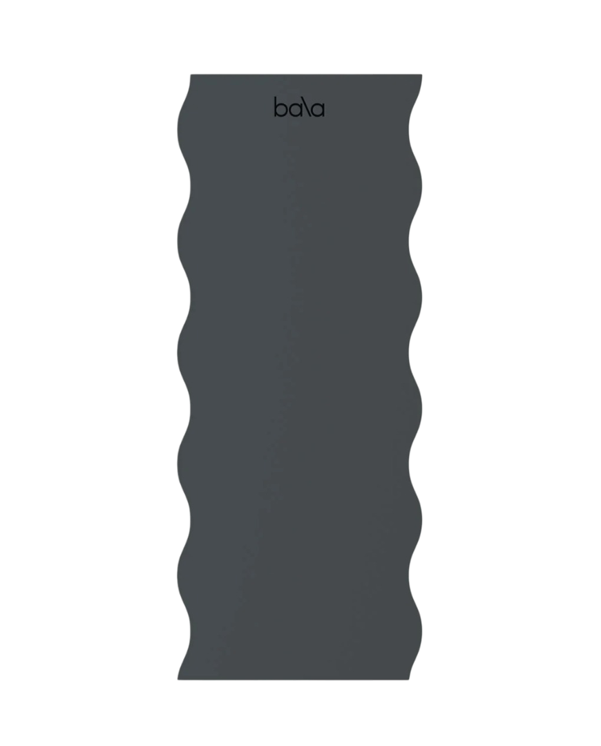 Bala The Wavy Mat - Yoga Mat - Charcoal/Grijs
