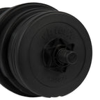 VirtuFit Adjustable Dumbbell Set - 2 in 1 Set - 30 kg - Vinyl