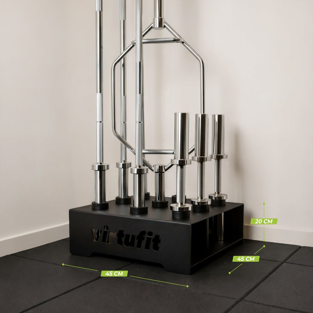 VirtuFit Olympic Halter Bar Holder - Support pour haltères