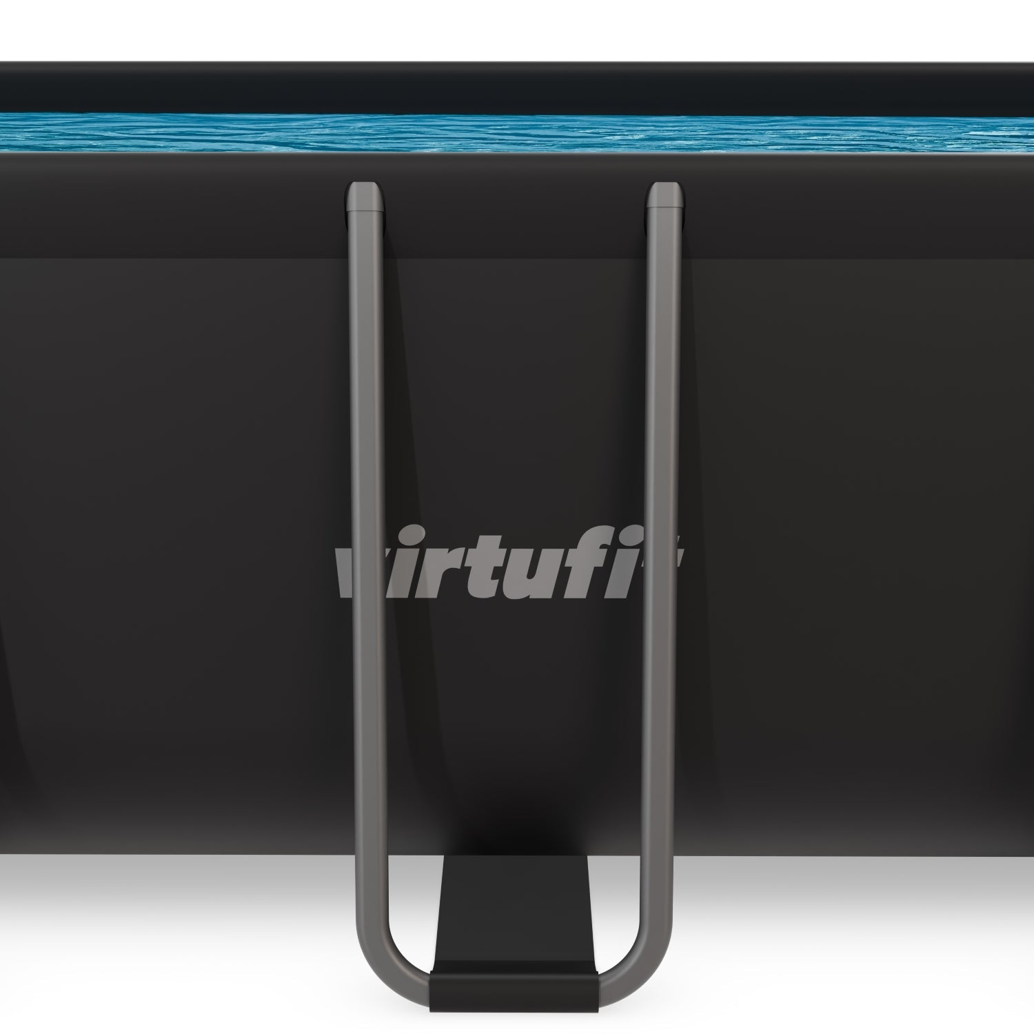 VirtuFit Rechthoekig Zwembad 400 x 200 x 122 cm - Antraciet