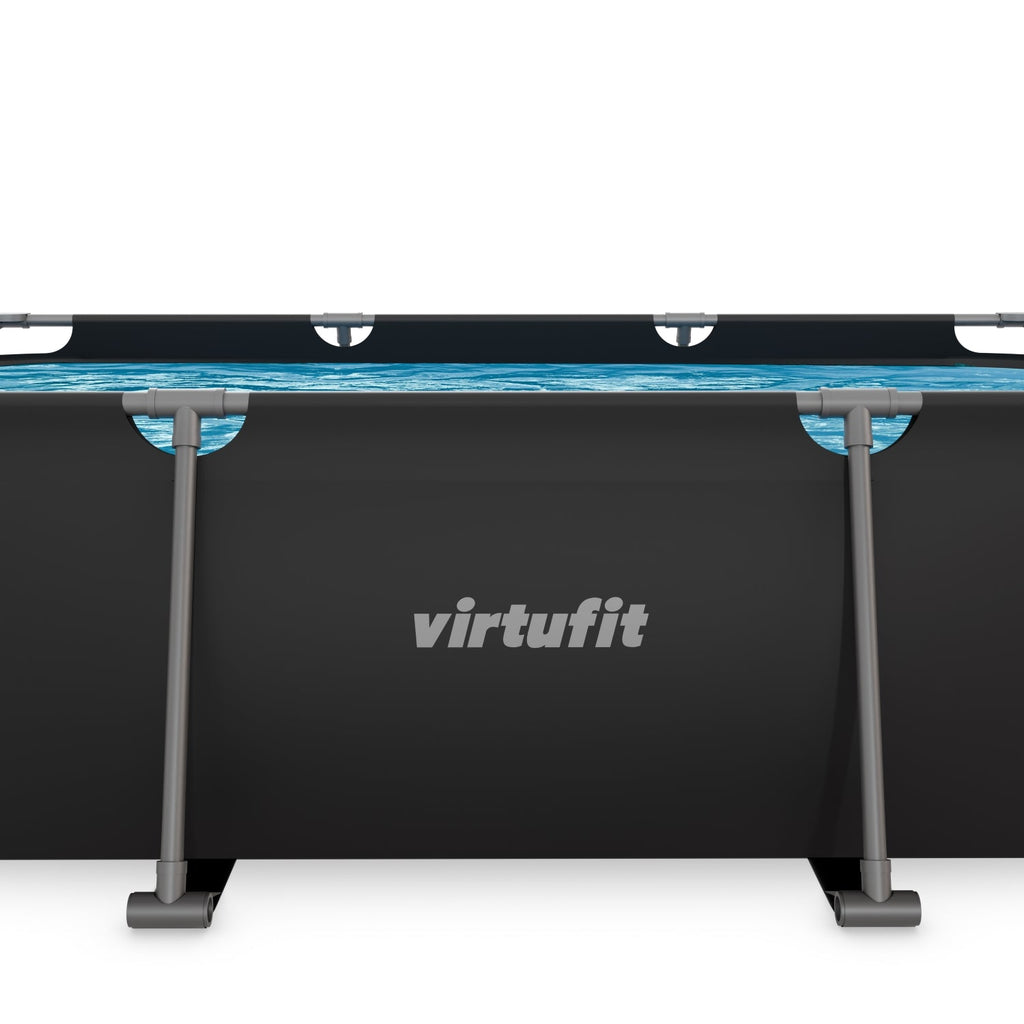 VirtuFit Rechthoekig Zwembad - 300 x 210 x 66 cm - Antraciet