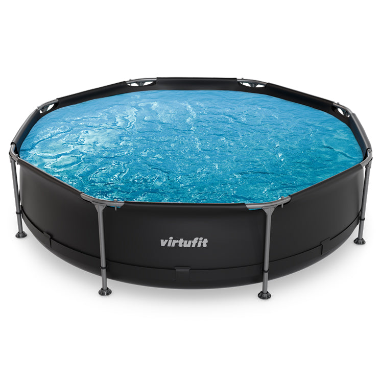 VirtuFit Rond Zwembad - Ø305 x 76 cm - Antraciet