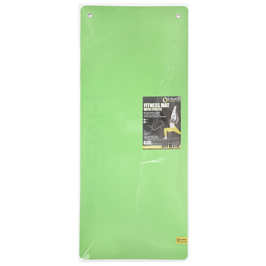 HMS Tapis de Fitness - Vert/Gris - 15 mm