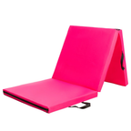 HMS Premium Tapis de Fitness Pliant - rose