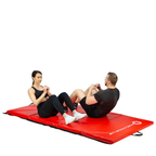 HMS Premium Tapis de Fitness Pliable - Rouge