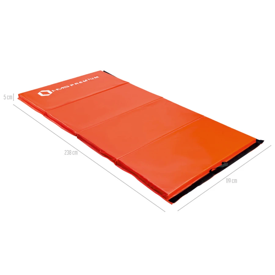 HMS Premium Tapis de Fitness Pliable - Rouge
