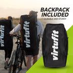 Virtufit Supboard Surfer 305 - Zwart - Inclusief Windzeil en accessoires