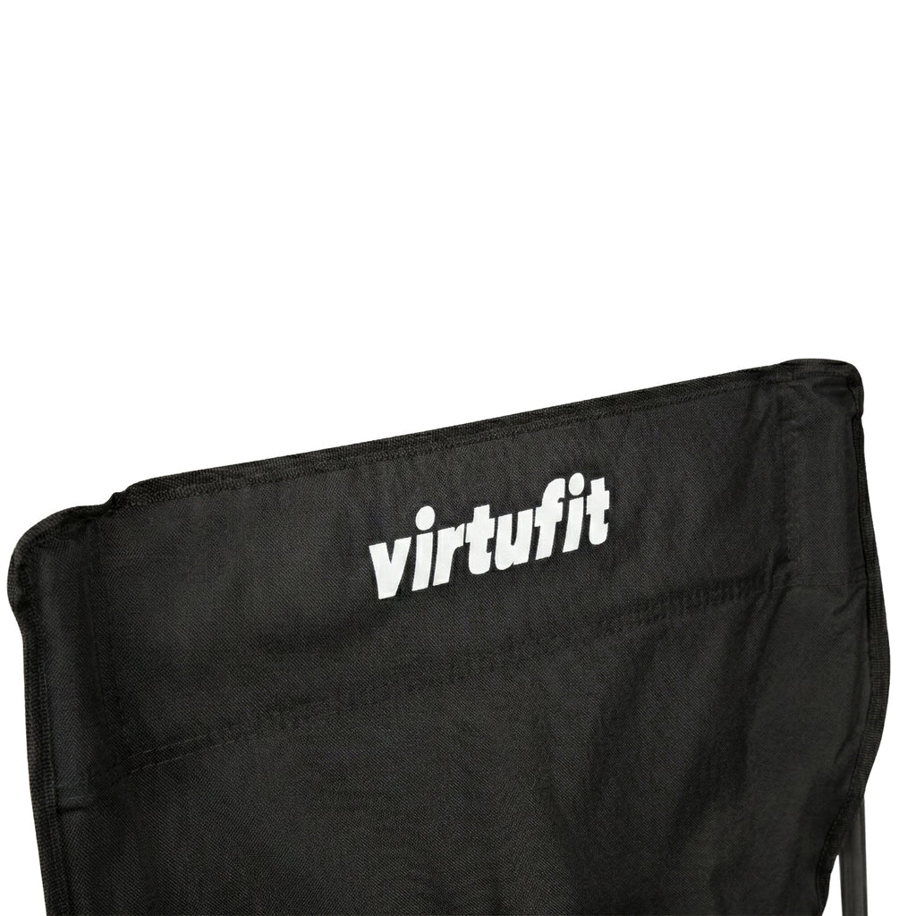 VirtuFit Foldable Camping Chair - Chaise de plage - Noir