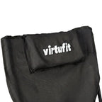 VirtuFit Campingstoel opvouwbaar met voetsteun - Strandstoel - Zwart