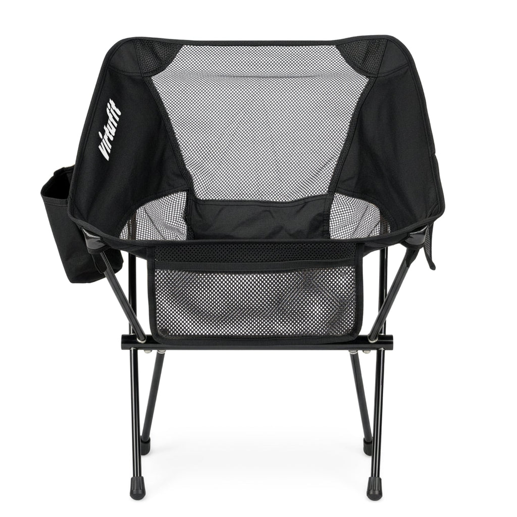 VirtuFit Camping Chair Compact - Chaise de plage - Noir