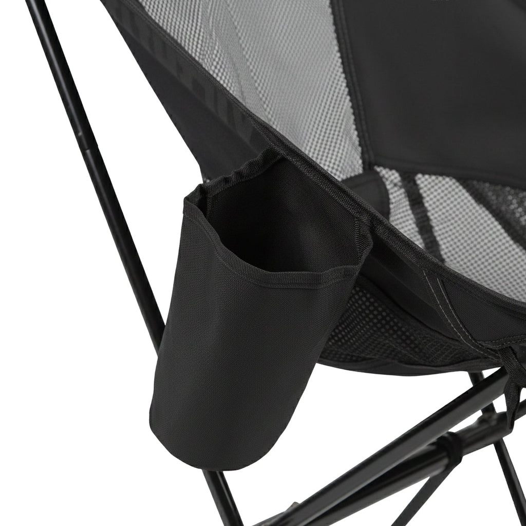 VirtuFit Camping Chair Compact - Chaise de plage - Noir