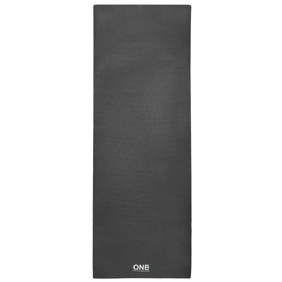 One Fitness Yoga Mat - Zwart - 6 mm