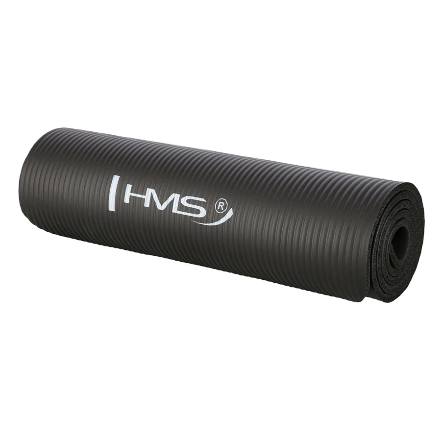 HMS Yoga Mat - Zwart - 12 mm
