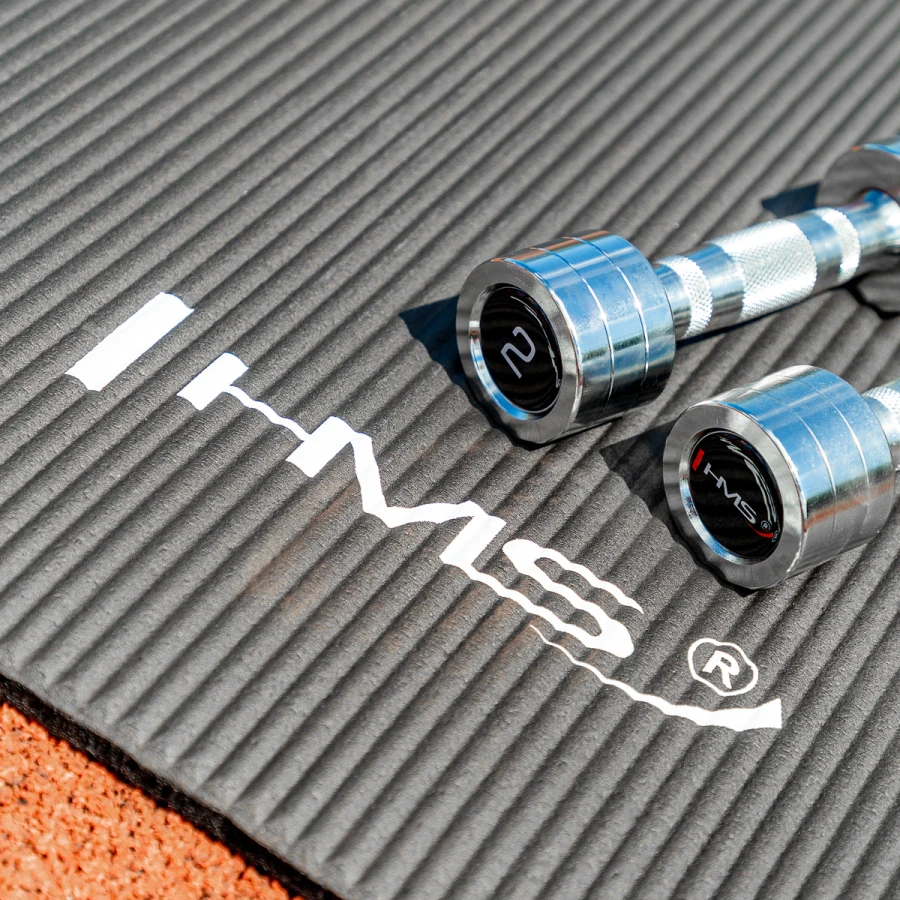 HMS Yoga Mat - Zwart - 12 mm