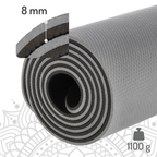HMS Yoga Mat - Grijs - 12 mm