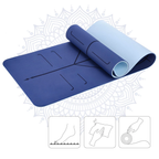HMS Yoga Mat - Donkerblauw - 12 mm