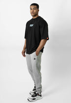 Gorilla Wear Idaho Oversized Waffle T-shirt - Noir