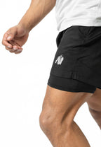 Gorilla Wear Lowell 2-In-1 Shorts - Noir