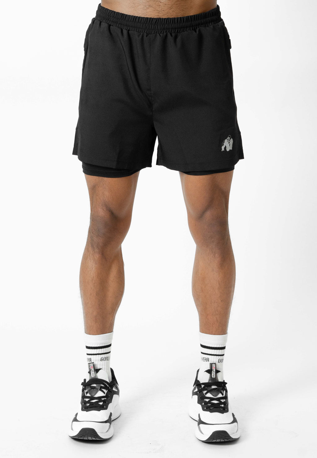 Gorilla Wear Lowell 2-In-1 Shorts - Noir