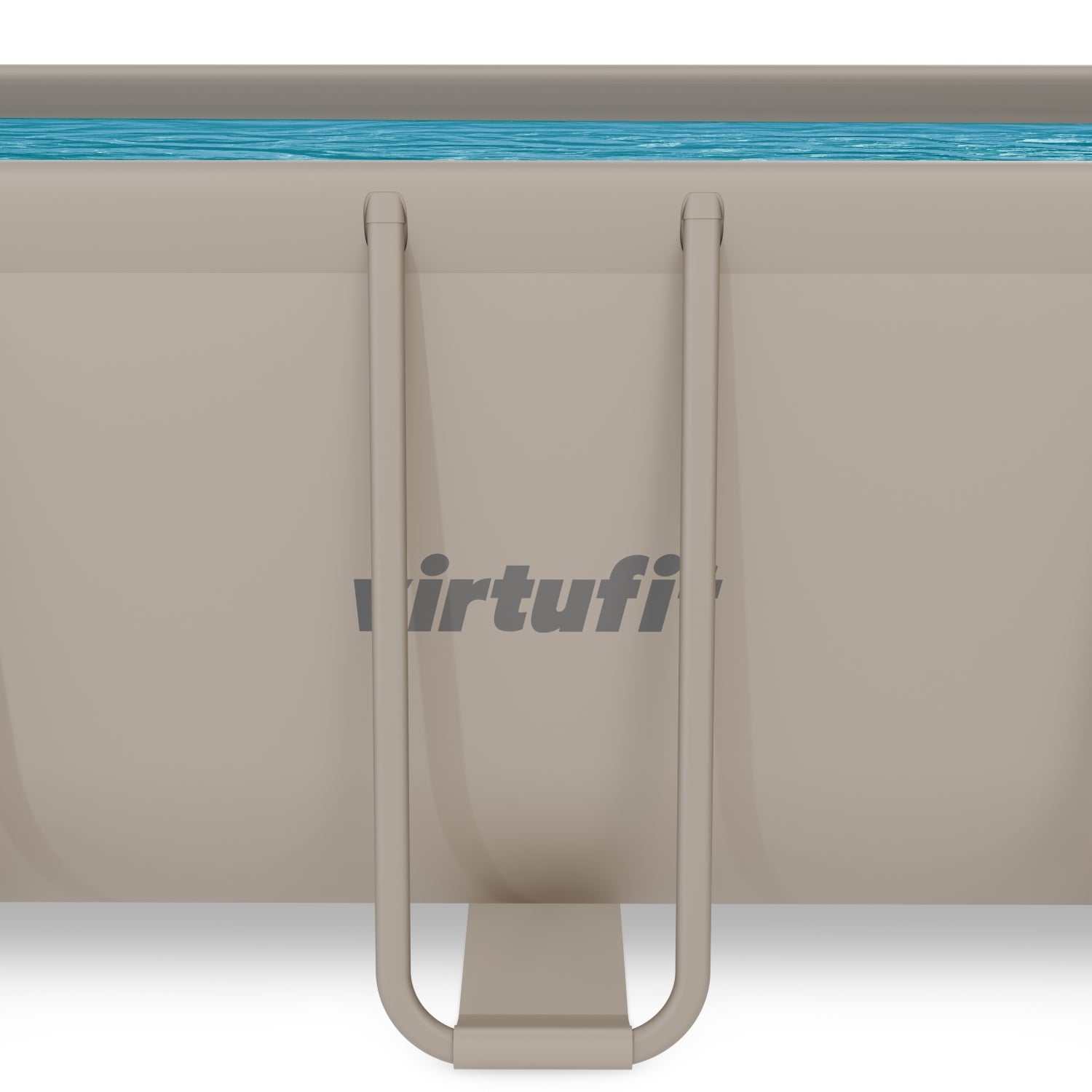 VirtuFit Rechthoekig Zwembad 400 x 200 x 122 cm - Beige - Compleet Pakket