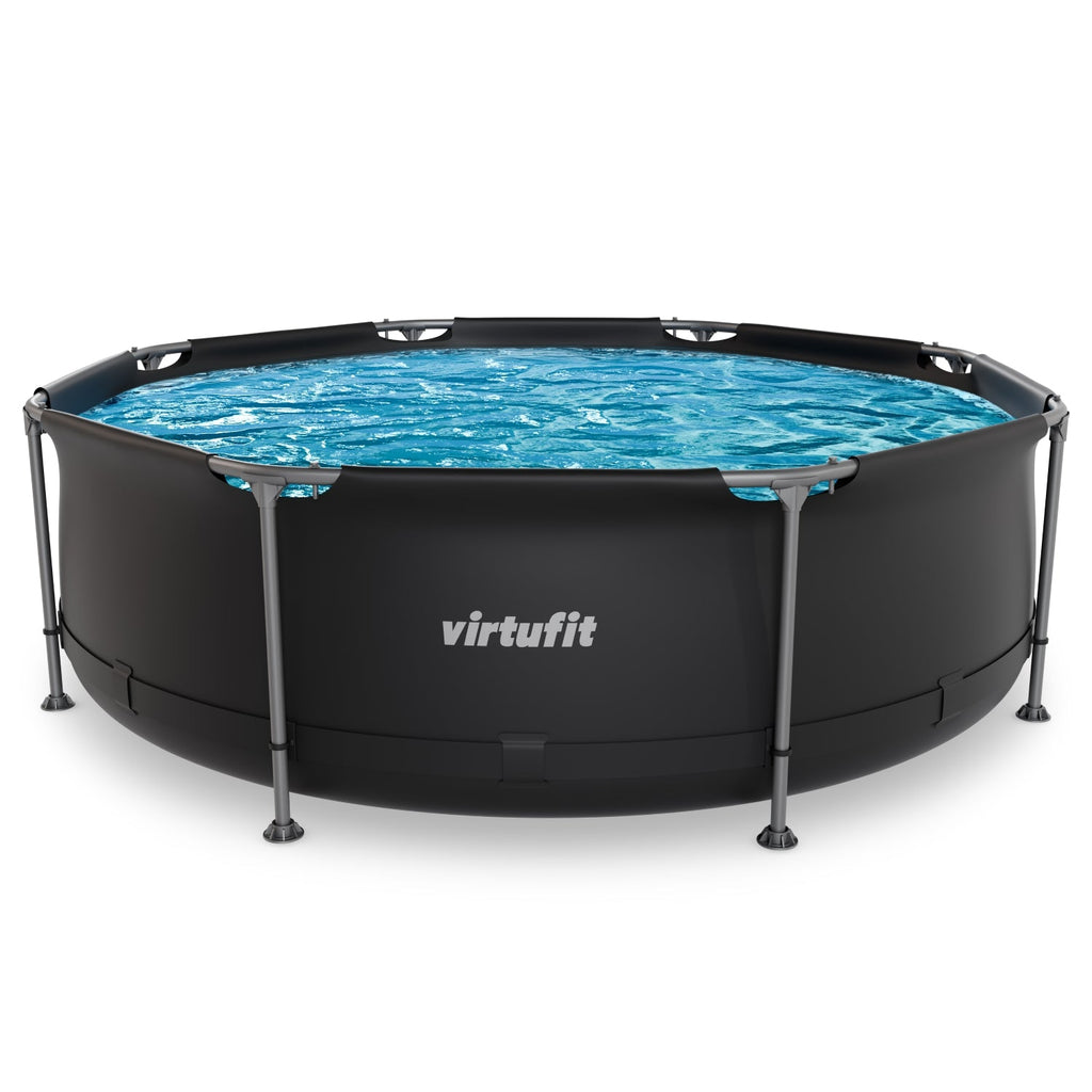 VirtuFit Zwembad Rond Ø244 x 76 cm - Beige - Compleet Pakket