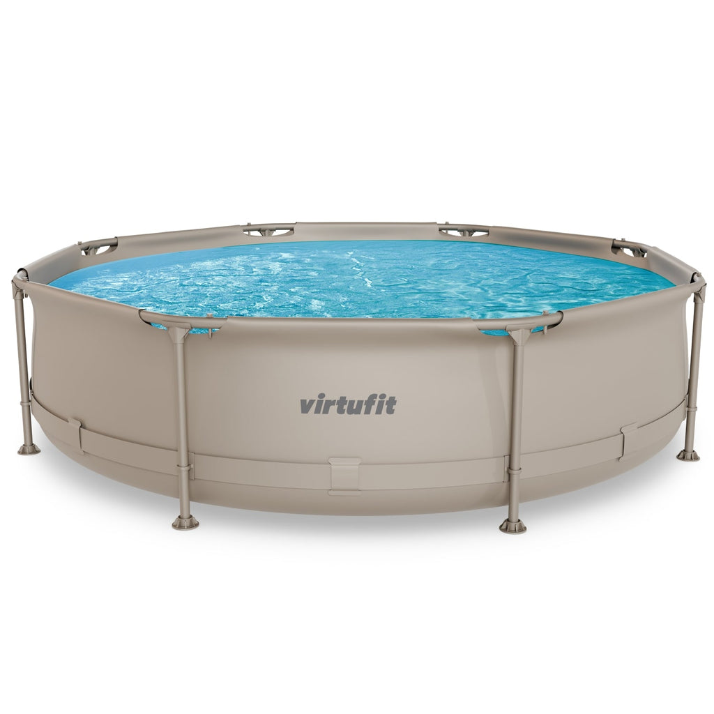 Piscine Ronde VirtuFit Ø305 x 76 cm - Beige - Pack Complet