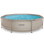 Piscine Ronde VirtuFit Ø305 x 76 cm - Beige - Pack Complet