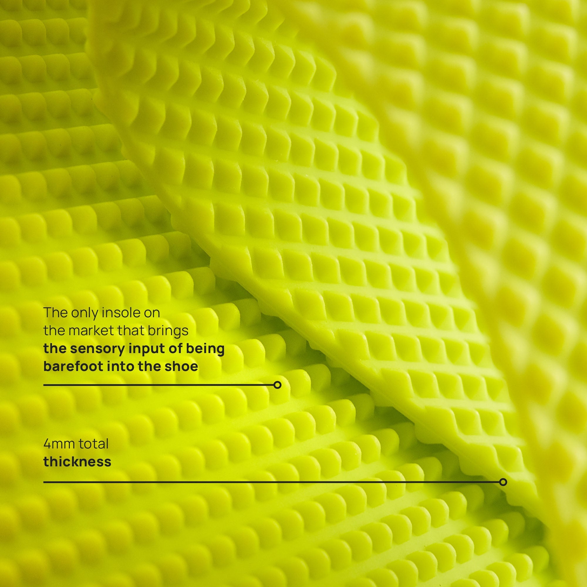Naboso Duo Insole - Semelles Sensorielles - Jaune