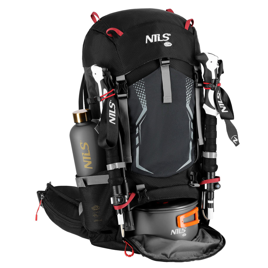 NILS Camp Northlake Rugzak - Zwart - 30L + 10L